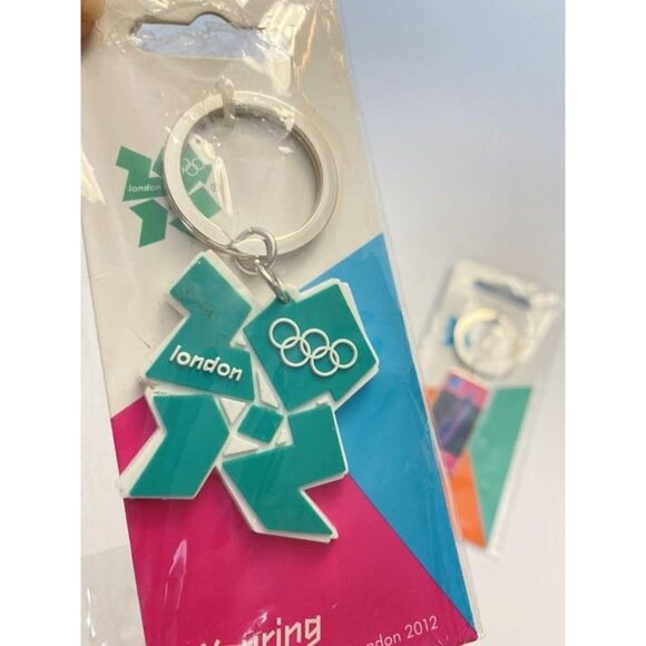 Official London 2012 Olympic Key Chain Lot 2 Big Ben & Games Logo - Picture 4 of 8